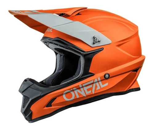 Capacete Motocross Trilha Motainbike Oneal Serie 1 Laranja