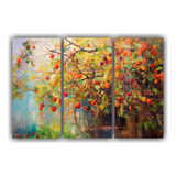 90x60cm Cuadro Decorativo Vida Frutal Árboles De Frutas