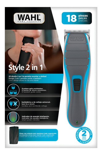 Maquina De Cortar Cabelo Style 2 Em 1 Wahl Bivolt