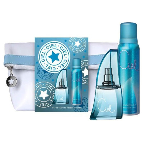 Ciel Clasico Celeste Perfume 50ml + Desodorante + Neceser