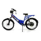 Bike Elétrica Duos Confort Full 800w Bateria Lítio Azul
