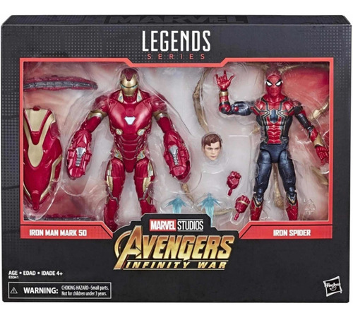 Iron Spider Man Iron Man Mark 50 Marvel Legends Infinity War