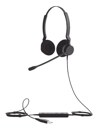 Diadema Con Microfono Jabra Biz 2300 Alambrico Usb Negro /vc