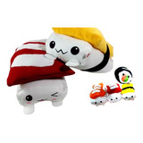 Combo Almohada Y Llavero Peluche Sushi Kawaii Anime 