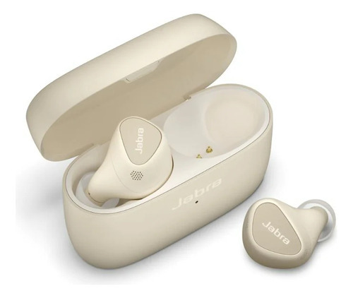 Jabra Elite 5 Auricular Inalambrico Cancelación Activa Ruido Color Oro Beige