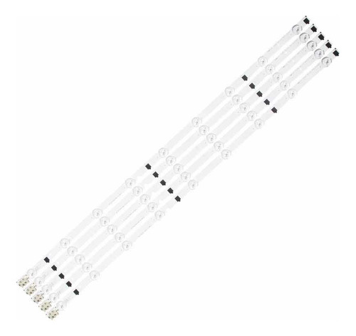 Kit 5 Tiras Leds Samsung Un32f5500 Un32f4000 Un32f5000 Alum!