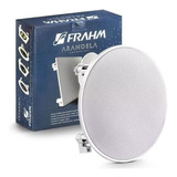 Arandela Redonda 6  Som Ambiente Embutir Teto Gesso Auto Falante Full Range Borderless 40w Rms Frahm