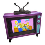 Soporte Celular Tv De Los Simpson 3d