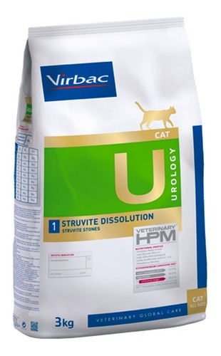 Virbac Cat 1 Urology Struvite Dissolu 1.5kg Envíos Gratis 