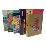 5 Mini Boxes + Berço Retrô Super Nintendo, Mega Drive, Etc