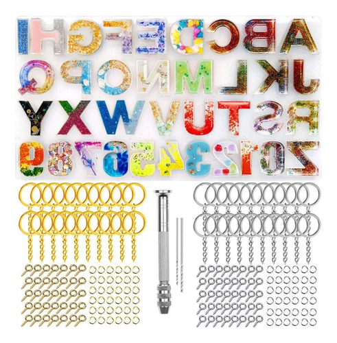 Moldes Silicona  Abecedario Letras Y Numeros   