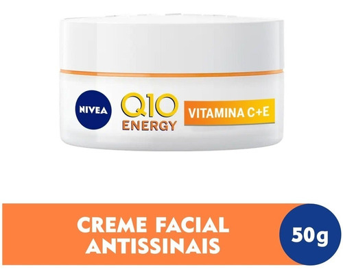 Creme Facial Antirrugas Dia Nivea Q10 Plus C 50ml