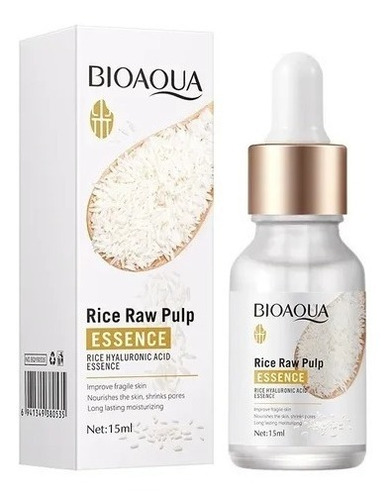 Serum Arroz Ácido Hialurónico Reduce Poros Aclara Bioaqua