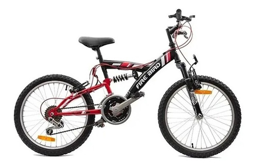 Bicicleta Rodado 20 Doble Suspension Bruzzoni 18 Velocidades