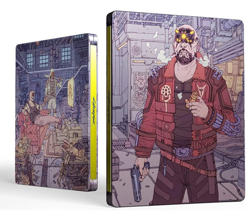 Jogo Cyberpunk 2077 Ed Steelbook Maelstrong Game P/ Ps4 Ps5