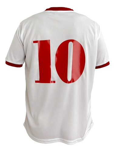  Camiseta Estudiantes Campeon 1982 - 1983 Blanca Mc Retro