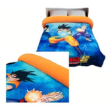 Cobertor Con Borrega De Dragon Ball Z, Goku Individual