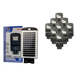 Lampara Led 200w Tipo Suburbana Celda Solar Ip65 10 Piezas