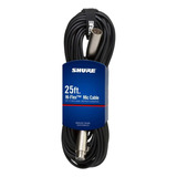 Cable Shure Balanceado Con Conectores Xlr-xlr 7.5 Metros