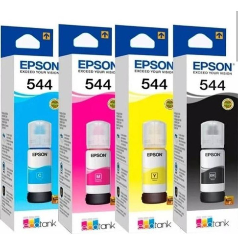 Tintas Epson 544 Originales Combo X 4 Colores. 