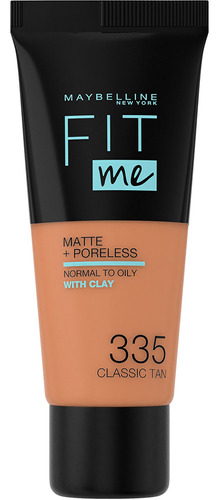 Base De Maquillaje Maybelline Fit Me Fit Me Matte Y Sin Poros Tono Classic Tan