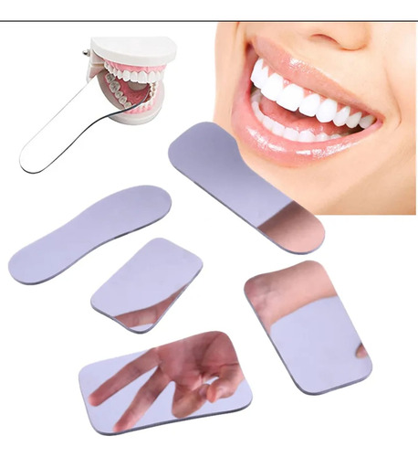 5 Unids Espejo Intraoral Dental Espejo Oclusal Reflector