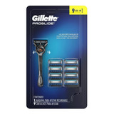 Gillette Proglide Maquina Afeitar Recargable + 9 Cartuchos 