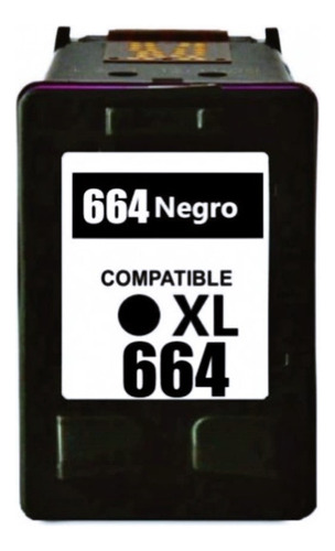 Cartucho 664 Xl Negro Alternativo