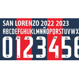 Tipografía Vectorizada San Lorenzo De Almagro 2023