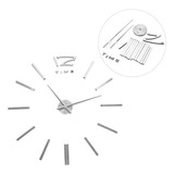 Reloj De Pared Grande Con Espejo 3d, Moderno, De Lujo, Para