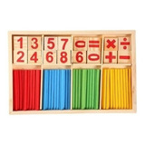 Abaco Matematico Tematico Colorido Niños Madera
