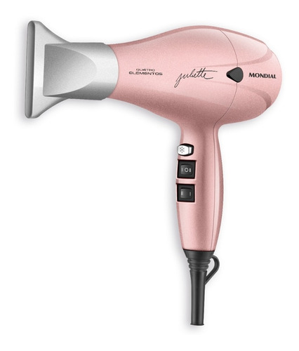 Secador De Cabelo By Juliette Mondial Golden Rose Scp-ju-01 Rosa 220v