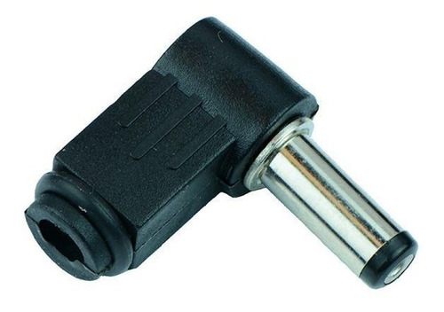 Ficha Dc Hueco 5,5 X 2,1 X 14 Mm Plug Macho 90° 10 Unidades