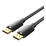 Cabo Displayport 1.2 4k Blindado Fullhd 240hz 1,5m Vention