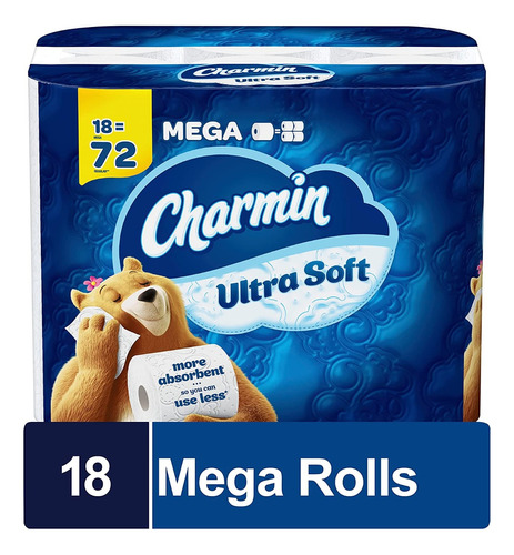 Papel Higiénico Charmin Ultra Suave 18 Unidades / 244 Hojas