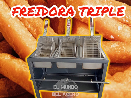 Freidora Triple Lámina 