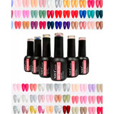 Kit X10 Gel Uv Led Esmalte Semipermanente 10ml Navi Colores 