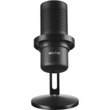 Micrófono Condensador Usb Godox Em68 Con Luz - Efectos Rgb Color Negro