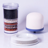 Kit Repuestos Purificador Gravedad Mineralizador (compatibe) Color Crema