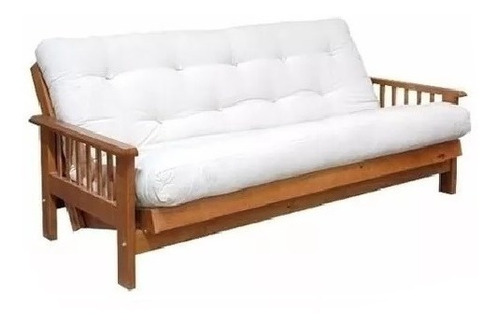 Futon Sillon Cama 3 Cuerpos Guatambu Colchon Chenill Resorte