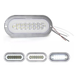 1 Plafon 14 Led Ovalado Aro Plasma Gel 4 Funciones 12-24v F1