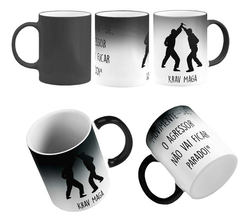 Caneca Mágica Krav Maga Luta Exército Israel Defesa