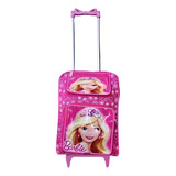 Mochila/bolsa De Rodinha Da Barbie Infantil Barato Promoção