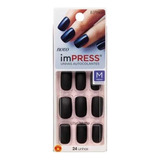 Kiss Unhas Autoc Impress Bipm450br Matte Medio Swan