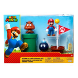 Set Coleccionable Diorama Figuras Super Mario