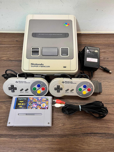 Nintendo Super Famicom + Everdrive + 2 Controles Originais