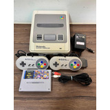 Nintendo Super Famicom + Everdrive + 2 Controles Originais