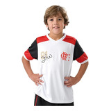 Camisa Flamengo Zico Retrô  Infantil  Oficial -  Licenciada 