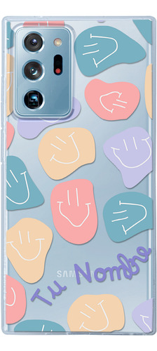 Funda Para Galaxy Happy Faces Para Mujer Tu Nombre