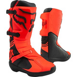 Botas Fox Comp Naranja Fluor Talla 11  Motocross Mx 